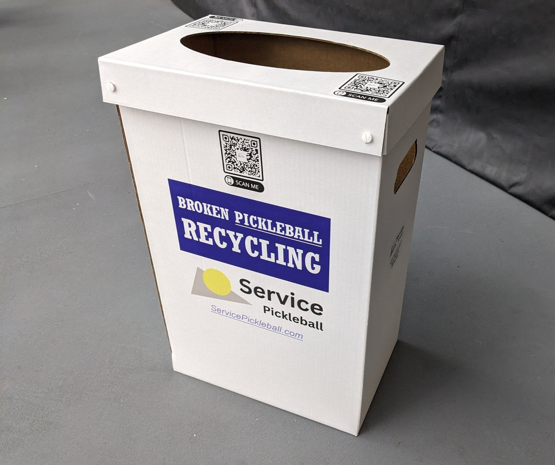 What's with those pickleball recycling boxes? - Service Pickleball