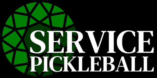 Service Pickleball Overlap vinyl sticker (4" x 2") - Service Pickleball